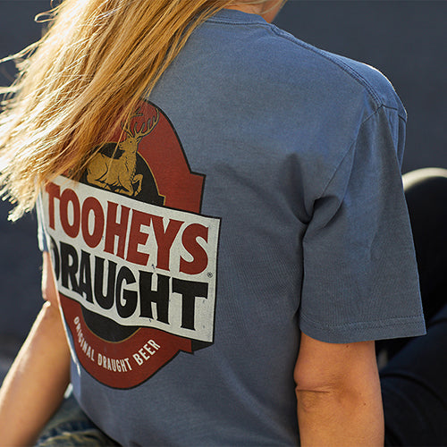 Tooheys Draught blue tee - cool and casual
