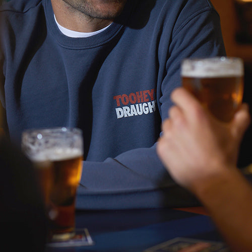 Dark Blue Draught Jumper - the classy way to cover up