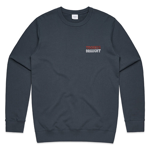 Dark Blue Draught Jumper - the classy way to cover up